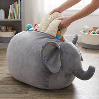 Funda de Silla Tipo Puff para Guardar Peluches, de Terciopelo Suave, para Niños y Niñas, Marca Gian