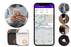 Lone pekerja orang tua liontin Telecare deteksi jatuh 4G GPS tombol panik dengan pemosisian Gps jawaban panggilan masuk secara otomatis - Product Image 2