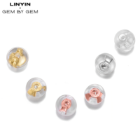 Vente en gros de bouchons et de bouchons d'oreilles en argent sterling 925 composants de boucles d'oreilles accessoires de bijoux