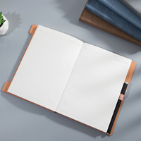 Suministros de Oficina al por Mayor, Organizador de Cuero PU con Logotipo Personalizado, Cuadernos, Libretas de Tapa Dura, Cuaderno B5/A5/A6, Grabado Láser en PU