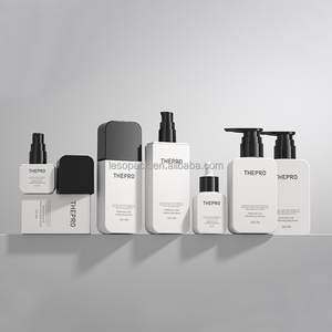 Sang Trọng Tùy Chỉnh Gel Tắm Chai Nhựa Vuông Phẳng 200/300/400 Dầu Gội Đầu Chăm Sóc Tóc Lotion Bơm Nhựa Chai Dầu Gội Đầu Và Lọ - Product Image 2