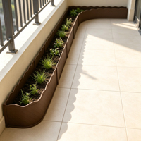 Grass Retaining Wall, Partition Board, Tree Ring, Flower Root Barrier, Grass and Stone Isolation Strip, Landscaping Border