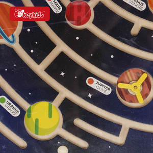 Giochi educativi per belle abilità motorie pianeti in legno labirinto giocattolo per bambini 3 + W11H152 - Product Image 4