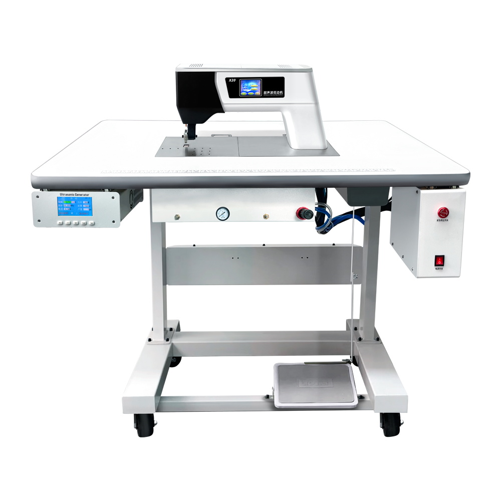 Высококачественная сенсорная цифровая система, ультразвуковая кружевная швейная машина для резки и склеивания
