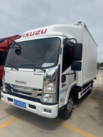 Camionnette utilitaire légère Isuzu KV100 4JB1 avec moteur 4.2m, caisse fermée, camion de livraison Isuzu Elf d'occasion
