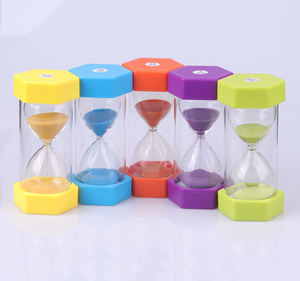 Sablier de 1, 2, 3, 5, 10, 15 minutes pour l'enseignement en classe, idéal pour les enfants - Product Image 1