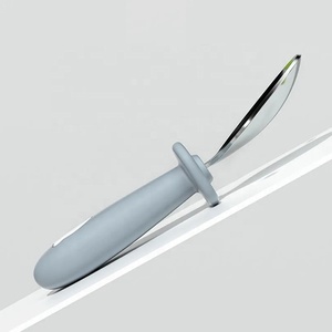 Ensemble de vaisselle de pré-alimentation en gros pour bébés, design moderne, cuillère en silicone souple, acier inoxydable et céramique - Product Image 5