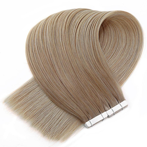 Cabello humano virgen 100% de alta calidad, cinta rubia doble dibujada en extensiones de cabello Remy - Product Image 3