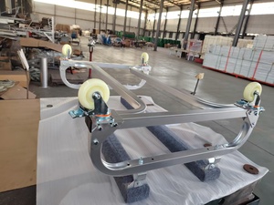 Carro de acero para embarcaciones, capacidad de carga de 1000 libras, soporte para motos acuáticas, literas ajustables con 4 ruedas - Product Image 3