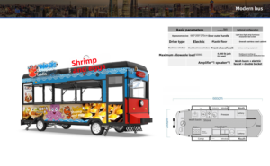 Electric Takoyaki Food Cart Double Side Service Window Mobile Octopus Balls Shrimp Street Snack <b>Vending</b> Trailer - Product Image 2