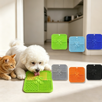 Nouvel Arrivage Tapis de Léchage pour Chien en Silicone Écologique de Qualité Alimentaire, Étanche, avec Logo Personnalisé, Accessoire Gamelle pour Manger Lentement pour Petits Chiens