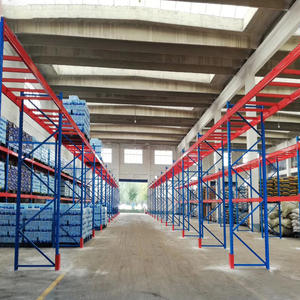 Estante de servicio pesado, sistemas de estantes de almacenamiento <span class=keywords><strong>industrial</strong></span>, estante de <span class=keywords><strong>metal</strong></span>, unidades de apilamiento, almacén, estantería de palets industriales de acero - Product Image 6