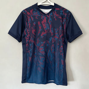 Venta al por Mayor de Camisetas de Fútbol de Alta Calidad, Estilo Deportivo, Edición Especial <span class=keywords><strong>Camp</strong></span> <span class=keywords><strong>Nou</strong></span>, Lisas, con Estampado Corto, 100% Poliéster Transpirable - Product Image 1