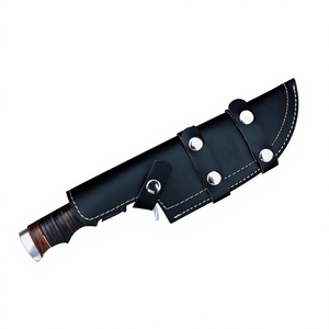 Cuchillo Skinner de Acero de Damasco de Calidad Premium con Mango Ergonómico y Funda de Cuero, Cuchillos Skinner Personalizables OEM - Product Image 5