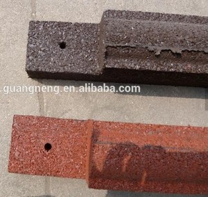6-ft Brown Yellow Red Green Flexible Recycled <strong>Rubber</strong> <strong>Lawn</strong> <strong>Edging</strong> for Playground and Garden Use Seal Purpose Edge Trim Product - Product Image 4