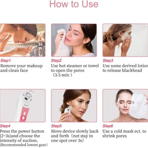 Aspirateur anti-points noirs avec caméra, nettoyeur visuel des pores du visage, 5MP, grossissement 20X - Product Image 5