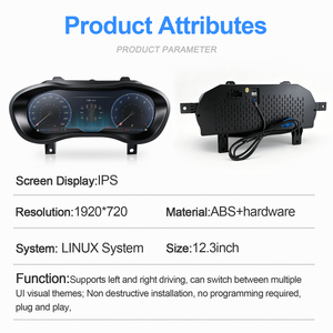 NaviHua Nuevo Panel de Instrumentos Digital para Auto de 12.3 Pulgadas, Velocímetro LCD para Dodge Challenger 2012-2018 - Product Image 5