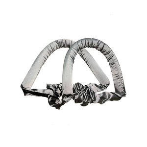 DIY rizos <span class=keywords><strong>de</strong></span> pelo botón fijo evitar daños <span class=keywords><strong>espuma</strong></span> EVA suave leopardo satén rizador <span class=keywords><strong>de</strong></span> pelo diadema sin calor rizador <span class=keywords><strong>de</strong></span> pelo - Product Image 5