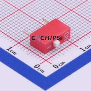 TA-01 DIP Switch Through hole Component (THT) Switch ( Number of Switch Sections: 1 )( Lead Spacing: 2.54mm ) - Product Image 1