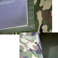 Tente de secours ignifuge Goodluck personnalisée, camouflage, imperméable, double couche, en polyester Oxford, quatre saisons, deux chambres