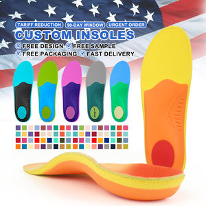 Semelles orthopédiques personnalisées ODM en EVA pour fasciite plantaire avec soutien <span class=keywords><strong>de</strong></span> la voûte plantaire, réduction tarifaire <span class=keywords><strong>de</strong></span> 90 jours, commande urgente - Product Image 1