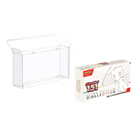 Boîte de protection en plastique PET transparente pour boîte de boosters Pokémon ETB, boîte de protection pour cartes à collectionner TCG, emballage pour collectionneur