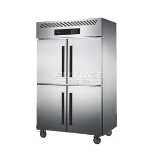 Gabinete de Lujo de Cuatro Puertas con Temperatura Única, Tanque Interior Convertible Congelado y Refrigerado, Totalmente Abierto - Product Image 6