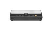 Scelleuse alimentaire sous vide personnalisable OEM, portable, électrique, en acier inoxydable, avec indicateur LED, rangement pour rouleaux de sacs, pour la conservation des aliments domestiques