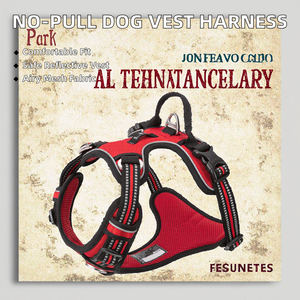 Áo phao cho chó tùy chỉnh, thoải <span class=keywords><strong>m</strong></span>ái, thoáng khí, có thể điều chỉnh, phản quang an toàn ban đê<span class=keywords><strong>m</strong></span>, lưới thoáng khí, nylon chắc chắn, đơn giản, không bị kéo thắt cổ - Product Image 2