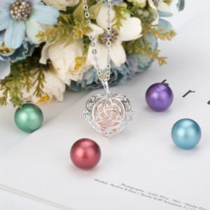 Angelo Chiamanti Celtica Irlandese Knot Messicano Bola Musicale Armonia Palla <span class=keywords><strong>Cage</strong></span> Pendente Della Collana per Le Donne - Product Image 4