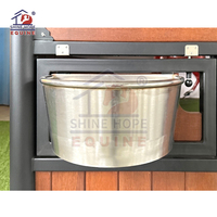 Mangeoire cheval en acier inoxydable pour animaux chevaux, accessoires stable, grange cheval