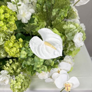 <strong>Spring</strong> <strong>Decorations</strong> Green Floral Wedding <strong>Decorations</strong> Artificial Flower Panels Wedding Backdrops Green Plant Flower Row - Product Image 3