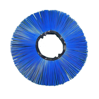 Brosse de nettoyage industrielle et DIY hybride PP/Acier, brosses à neige pour voirie, modèle OEM 327 pour balayeuses routières de type excavatrice