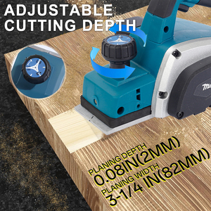 Herramientas de Trabajo Profesionales Ligeras, Mini Cepillo Eléctrico Portátil para Madera - Product Image 4