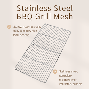 Food Grade Stainless Steel 304 Welded Mesh BBQ Grill Plain Weave Bending Outdoor Cooking <b>Net</b> - Product Image 2
