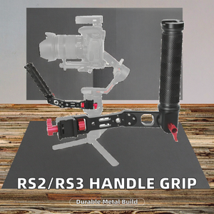 Impugnatura in Lega di Alluminio per Riprese a Basso Angolo, Maniglia per Gimbal DJI Ronin RS3/RS2/RSC2 - Attacco NATO, Cold Shoe, Filettatura 1/4 - Product Image 2
