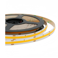 Bande lumineuse LED COB flexible DC24V 12V 480 LED/m pour éclairage paysager et commercial, conforme CE RoHS, CRI élevé 90/95, IP20