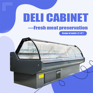 Gewerblicher Fleischkühler Ausstellungskühlschrank Fleisch-Präsentationskühlschrank Supermarkt-Vitrine für Fleisch - Product Image 2