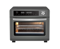 Friteuse à Air Électrique sans Huile à Commande Numérique, Four de Comptoir 25L avec Affichage LED, Grille-Pain et Four à Pain, Vente en Gros Usine
