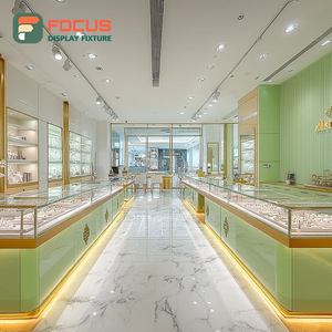 Mostrador de Exhibición de Joyería para Centro Comercial de Alta Visibilidad, Vitrina Comercial con Marco Metálico - Product Image 5