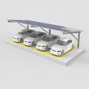 Thermisch Verzinkt Stalen Zonnepaneel Carport Solar Montage Rack Solar Pv Carport Montagebeugels Structuur Oem