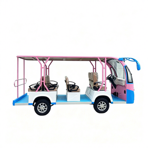 Autobús Turístico Eléctrico Personalizado de 11 Asientos de la Fábrica HKBG, Motor de 72V 7.5KW, Batería de Plomo-Ácido de 72V, Autonomía de 80-100 km - Product Image 1