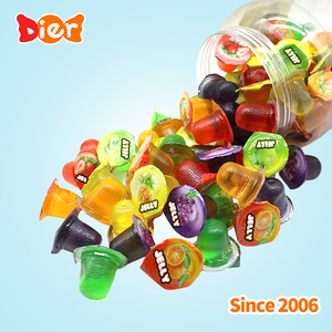 Dulces al por mayor etiqueta privada personalizada Halal surtido de frutas jalea tarros redondos pudín a granel Mini taza fruta jalea OEM/ODM - Product Image 4