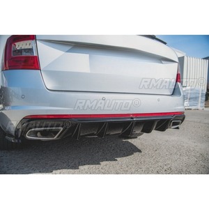 Pour Skoda Octavia RS Mk3 MK3.5 : Kit de protection de pare-chocs arrière, diffuseur, séparateur de lèvre de pare-chocs, accessoires automobiles - Product Image 4