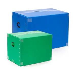 Zusammen klappbare PP-Wellpappe Danpla-Box Coro plast Polypropylen Hohl plastik platten Kisten Wellpappe Lagerung Polio nda Box