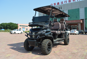 高性能6人乗りストリートリーガルオフロードリチウム電池クラブカー72Vパワフルモーターを搭載コミュニティ用 - Product Image 2