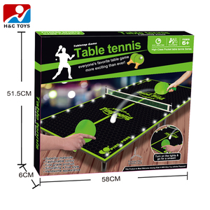 Set <span class=keywords><strong>da</strong></span> <span class=keywords><strong>Ping</strong></span>-<span class=keywords><strong>pong</strong></span> in <span class=keywords><strong>Legno</strong></span> per Bambini - Gioco Sportivo per Intrattenimento Interno/Esterno con Luci, Gioco per 2 Giocatori - Product Image 4
