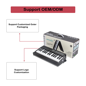 BD MUSIC BD-889B Clavier numérique portable pliable à 61 touches sensibles, piano électronique, <span class=keywords><strong>orgue</strong></span> électrique en plastique - Product Image 4