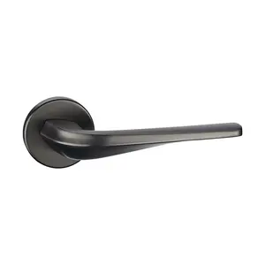 main indoor lever handle gold keyless door lock cabinet knob wardrobe door handle bedroom wooden lever handle