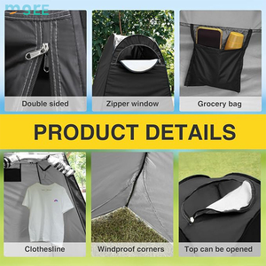 SeeMore - Inodoro Portátil Plegable para Exteriores, para Cambiarse de Ropa en la Naturaleza, Carpa de Ducha con Privacidad para Acampar - Product Image 4